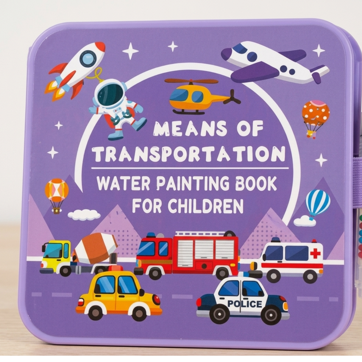 Kluddra™ - Montessori Vattenmålarbok